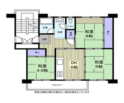 （間取り図）： Adobe Illustratorで制作したマンション間取り図の事例 01