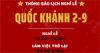 FUJINET SYSTEMS JSC THÔNG BÁO NGHỈ LỄ QUỐC KHÁNH 02/09/2024